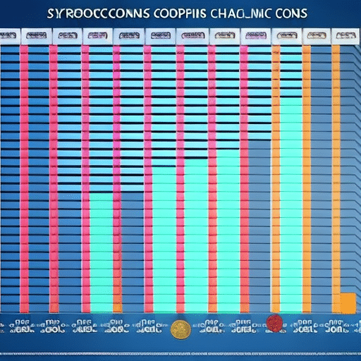 An image showcasing a vibrant, dynamic graph charting the skyrocketing returns of meme coins, with colorful bars representing various coins, each soaring higher than the last, against a backdrop of digital currency symbols