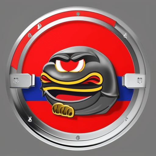 An image showcasing Meme Kombat's marketing strategy by incorporating vibrant colors and contrasting visuals