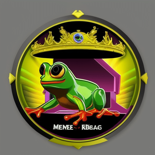 An image depicting Meme Kombat's vibrant and diverse memes clashing with Pepe Coin's iconic frog imagery