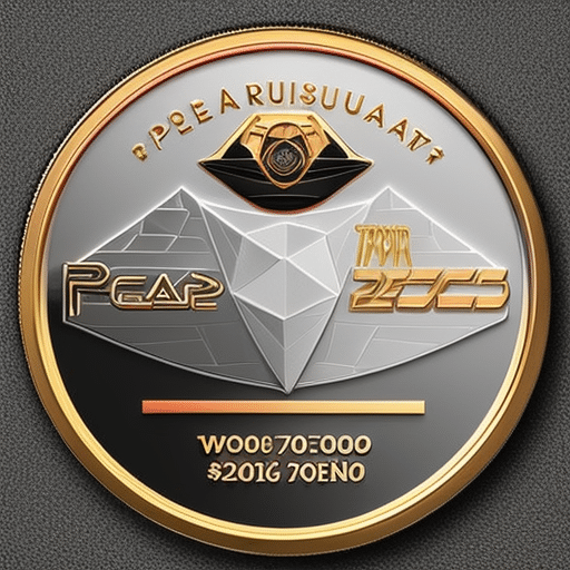 An image showcasing two contrasting scales: on one side, a vibrant Meme Kombat token distribution graph with a steep upward trend, while on the other, a lackluster Pepe Coin graph plummets into obscurity