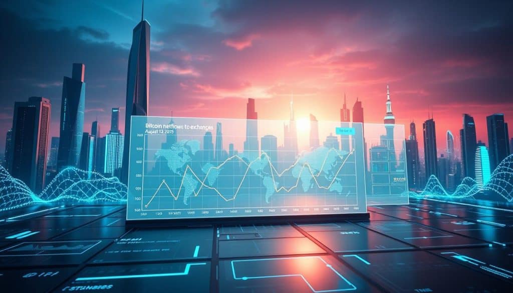 bitcoin netflows to exchanges august 13 2025