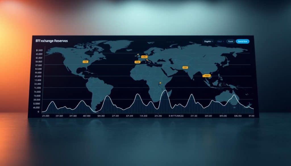 btc exchange reserves today decreasing or rising
